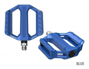 Pedale Shimano PD-EF202, fara catadioptrii, blue
