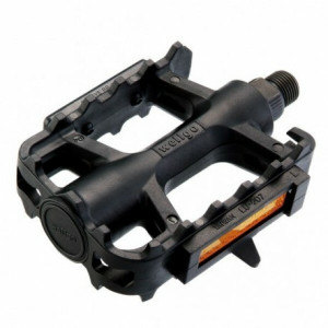 Pedale Wellgo LU-207 plastic negre, 324gr