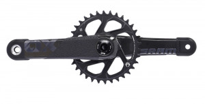 Pedalier CS Sram X01 DH DUB83 170mm 10/11 speed W/O DUB BEAR., BLK, 34 T., X-SYNC2, DM