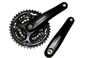 Pedalier Shimano FC-M311-L 175mm 42*32*22T 7/8v fara CG negru