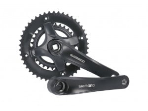 Pedalier Shimano TY501 46/30 175mm black FCTY501 square 7/8 speed