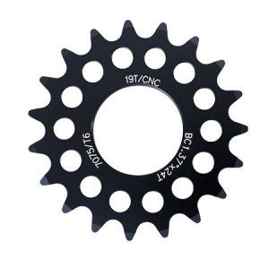 Pinion fix S-Shun SS-110LK(B) Alu.7075 CNC 18T verde anodizat