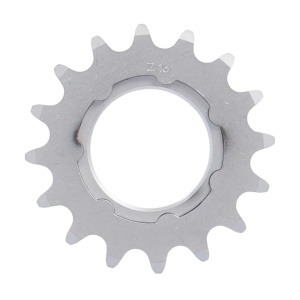 Pinion XLC single speed 1 1/8", 16t, matt chrome with housing