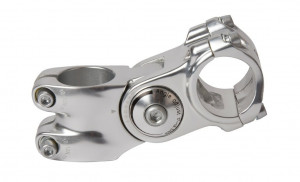 Pipa A-Head Ergotec Octopus 2 alum., silv./pol., 1 1/8", 31.8mm, 75mm