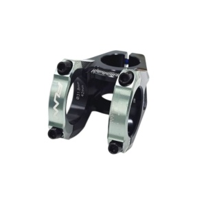 Pipa Funn Equalizer, Alu.6061- Full CNC, 31,8mm, rise/ridicare 0, 1-1/8, Ext:42mm, corp negru /clema gri, AM
