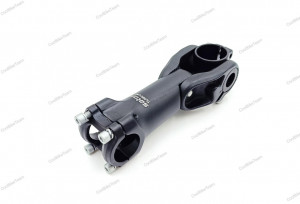 Pipa Satori Turn Up, alu.3D forjat, dublu reglaj, 25.4mm, unghi 0+90mm, Ext120mm, D:28.6, L42mm, negru matt