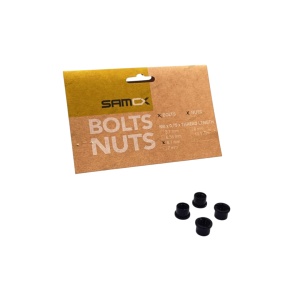 Piulita foaie angrenaj Samox, M8x0.75x6.7L, otel, negru (1set 4pcs) AM