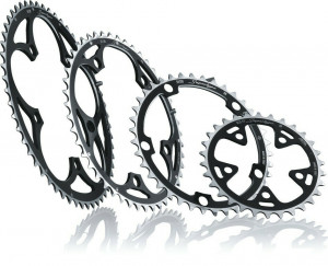 Placa pedalier Miche Supertype BCD 135CA OUTSIDE 54T negru 9/10V. Campagnolo