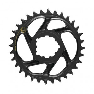 Placa pedalier Sram X-Sync2 SL Eagle Boost 34T, gold, aluminiu, offset 3mm, DM, 11/12V