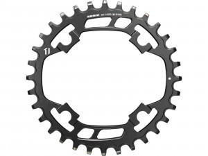 Placa pedalier X-SYNC STEEL 30T 94BCD Steel 3.5mm Black 11 speed