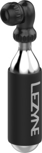 Pompă CO2 Lezyne Twin Speed Drive cu cartuș 16 g, negru lucios