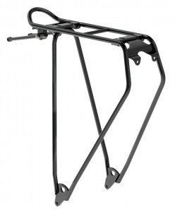 Portbagaj Racktime Standit Lite 28" black hard anodised