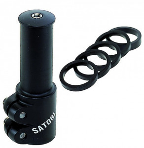 Prelungitor/adaptor gat furca Satori A-Head 1 1/8 65mm negru