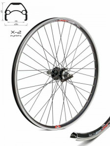 Roata spate Crosser X2 26" QR Disc neagra