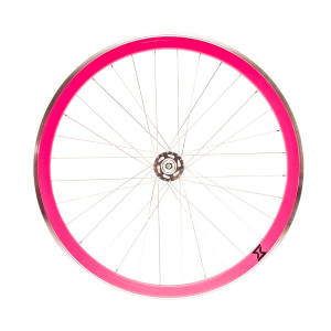 Roata spate single speed/fixie 700x32H-40 mm SXT roz
