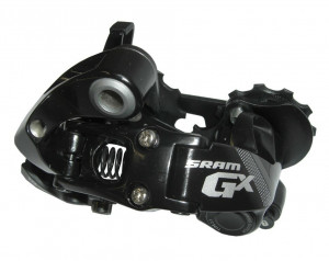 Schimbator fata GX 10V, short cage black, aluminum