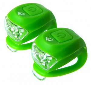 Sclipitor set Velotech 2 leduri verde