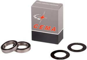Set rulmenți CEMA Replacement, ceramică, negru, 30 mm
