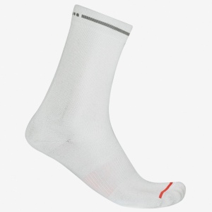 Sosete Castelli Premio EVO 18, unisex, alb