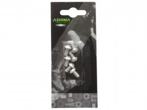 Suruburi Ashima M5*10 aluminiu pentru disc 6 bucati argintii