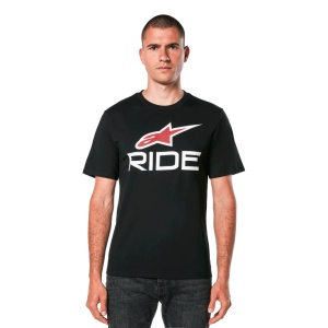 Tricou Alpinestars Ride 4.0 CSF Tee Black/White/Red