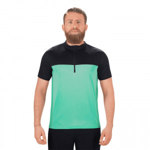 tricou ciclism Square Active S/S verde/negru