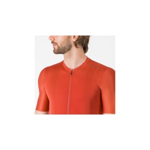 Tricou cu maneca scurta Castelli Espresso 2, pentru barbati, paprika
