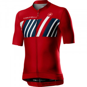 Tricou cu maneca scurta Castelli Hors Categorie Rosu