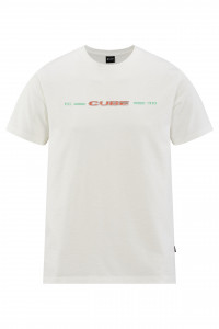 Tricou CUBE organic T-SHIRT Vintage GTY Fit Beige