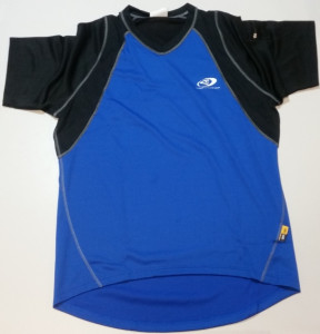 Tricou Shimano indoor pentru barbati maneca scurta larg negru/albastru