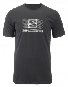 Tricouactivitati urbane Salomon Blend Logo SS Tee black