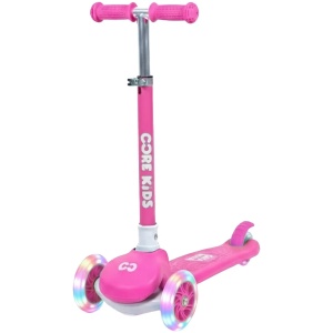 Trotineta Copii Core Foldy 3 Wheel, Roz