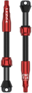 Valvă tubeless Presta CNC Pro Lezyne, 60 mm, rosu