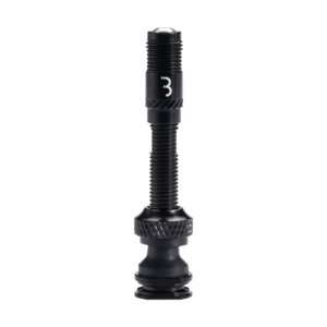 Valve tubeless BBB Valve CoreCap aluminiu negru 40mm set 2 bucati