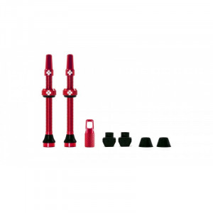 Valve Tubeless Muc-Off Presta MTB 60mm rosii