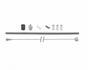 XLC brake cable kit universal 1,700/2,350mm?1.5mm incl.2nipples,silver