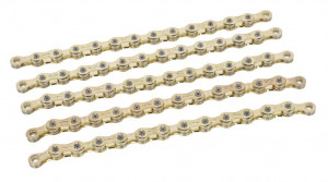 XLC chain CC-C05 1/2 x 11/128 118 links 11-g. gold/gold