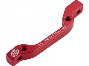 Adaptor frana REVERSE BRAKE DISC ADAPTER IS-PM 160 FR+140 RE rosu
