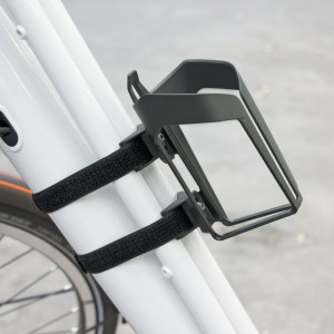 Adaptor pentru bidon cu prindere pe cadru SKS, plastic, negru mat