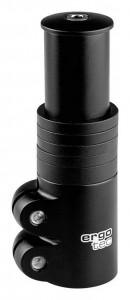 Adaptor pipa A-Head Rising Humpert 117 mm ALU BLACK SAND BLASTED pentru 1.1/8"