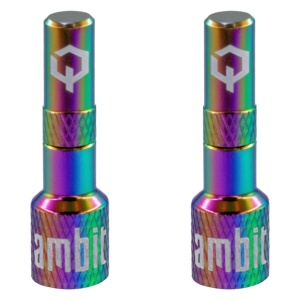 Ambit Tubeless Valve Adapters Realm Oil Slick