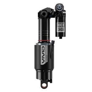 Amortizor spate RockShox Vivid Ultimate RC2T, 225x72,5 mm, Standard/Trunnion, cu arc pneumatic DebonAir, damper TouchDown RC2T, Hydraulic Bottom Out ajustabil, reglaje Rebound 25 și Compresie 34, Negru