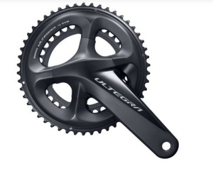 Angrenaj pedalier Shimano Ultegra FC-R8000, 52-36T, 172.5 mm, 11 viteze, Hollowtech II, fără bottom bracket