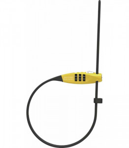 Antifurt Abus Combiflex TravelGuard - Special Lock for Helmets/Bags/Skies | yellow