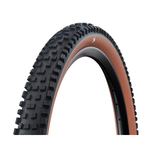 Anvelopa pliabila SCHWALBE Nobby Nic HS602, 27.5x2.40", 62-584, TSkin TLR GreenAdd, Bronz/Negru
