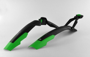 Aparatori Simpla ADHD SDL 27,5'-29' ptr.bicicleta cu suspensie, strangere rapida, negru/verde, B359