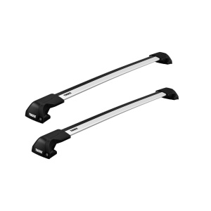 Bare transversale Thule Evo Flush Rail WingBar Edge pentru VOLVO XC40 5 usi SUV, model 2018 - prezent, Sistem cu prindere pe bare longitudinale integrate