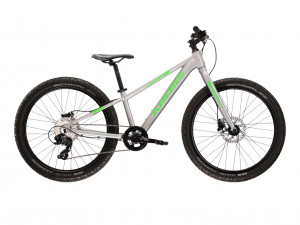 Bicicleta copii Kross Level 3.0 Light M24 - silver / green/ mat