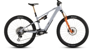 Bicicleta Electrică Cube AMS HYBRID ONE44 C:68X SUPER TM 400X, Foggrey FIBRE, 2026 - 29"