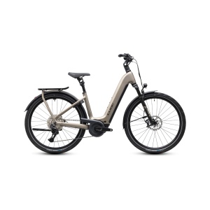 Bicicleta Electrica Cube Kathmandu, Hybrid SLX 800 Easy Entry ,Flashstone Chrome 2027 - 28"